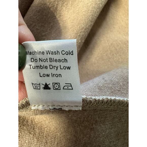 NWOT Tuckernuck Sandwhisp Dakota Dress Large Beige White A Line Peter Pan Collar - Picture 10 of 10